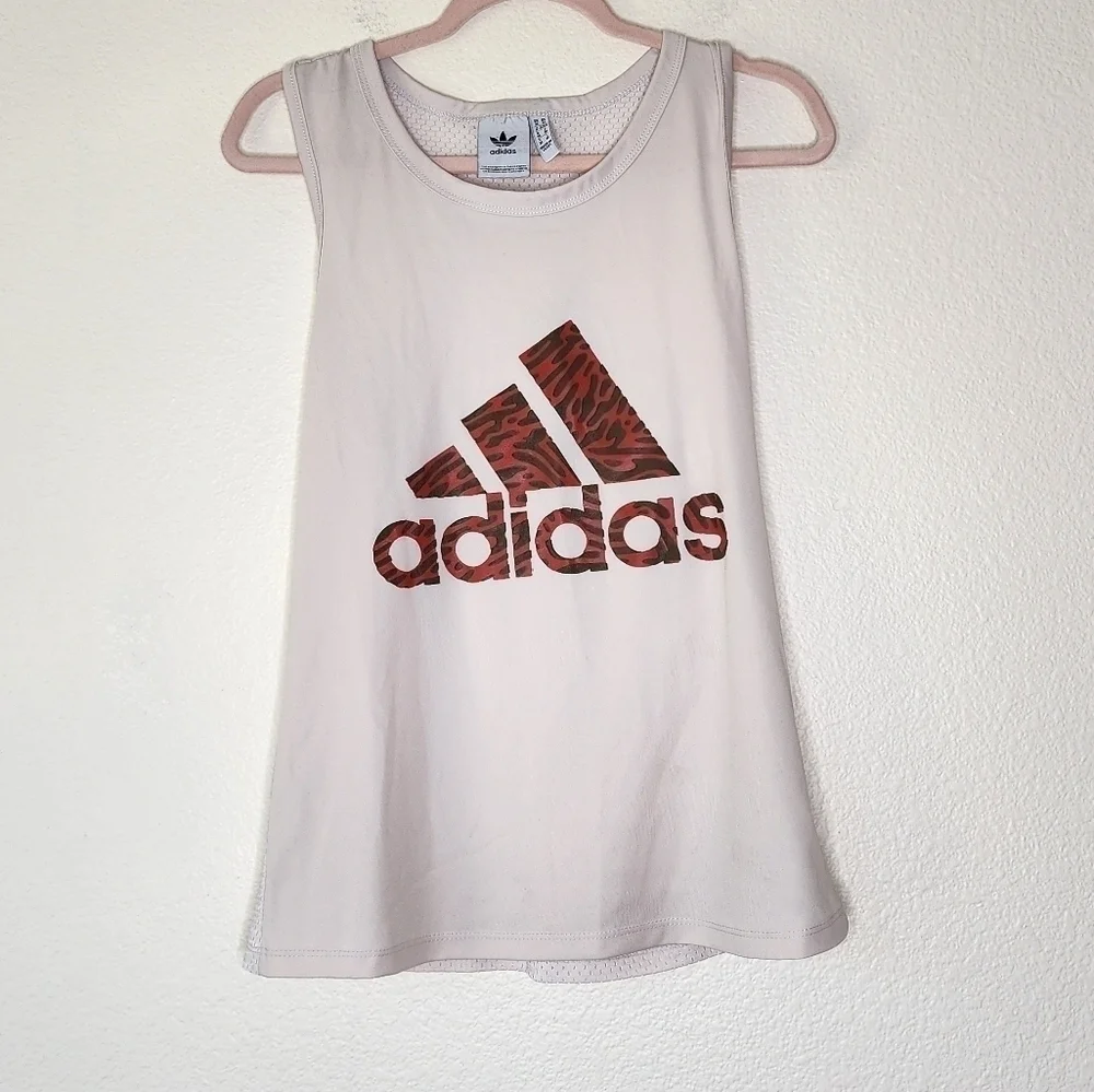 Adidas Animal Print Logo Tank M_2